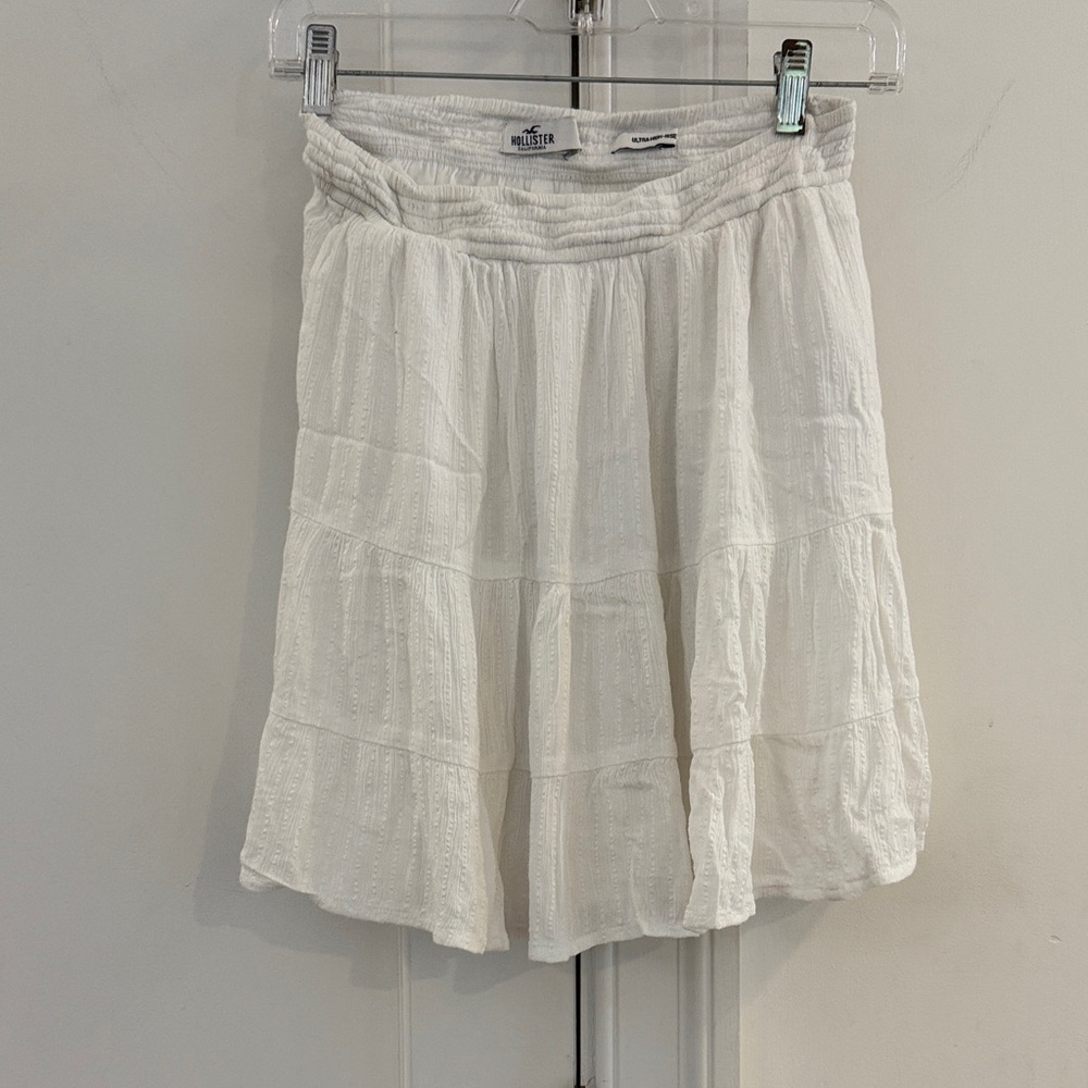 White Tiered Skirt